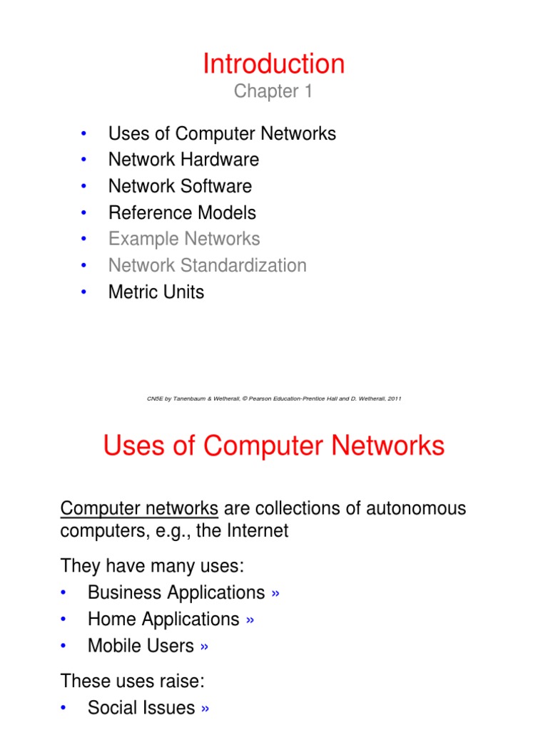 Introduction To Networking Slides | PDF | Communications Protocols ...
