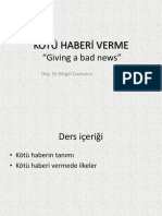 7-PSK-Kötü Haberi Verme