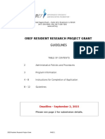 Oref Residentresearchprojectgrant Grant Application 2015