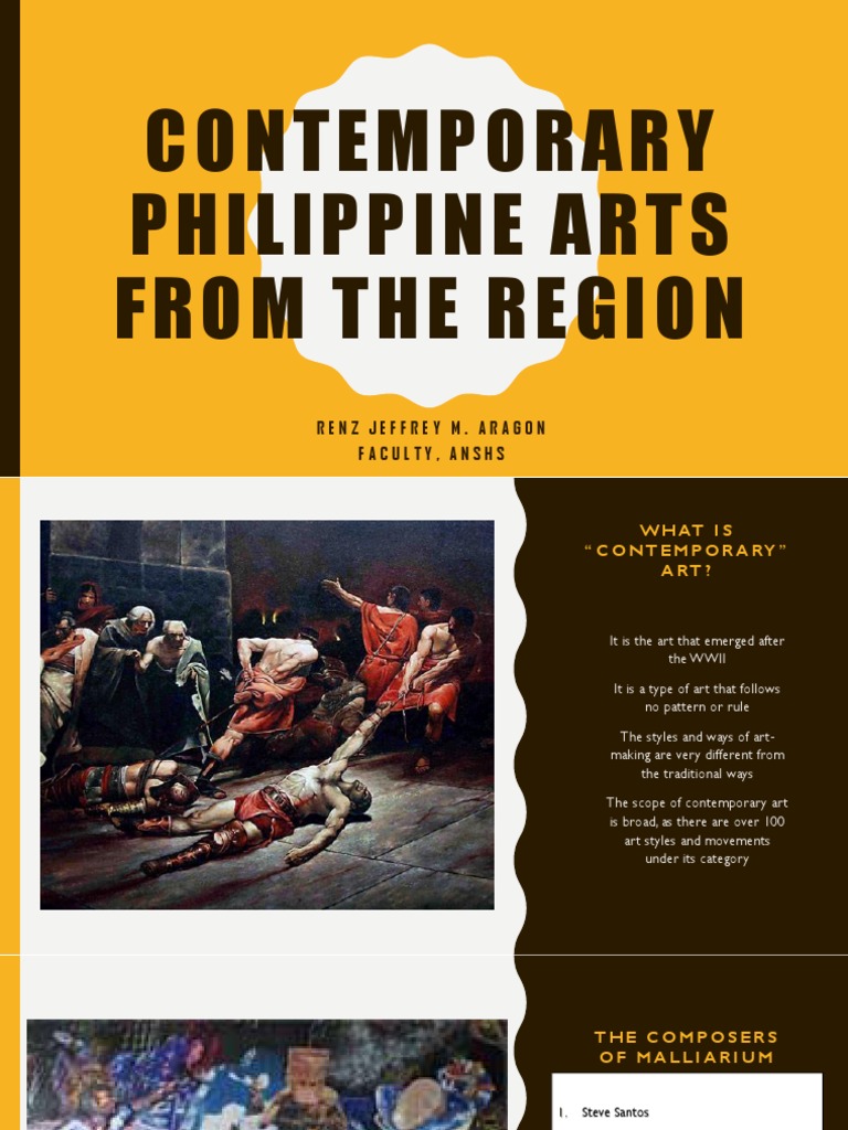 how did philippine contemporary art evolve essay