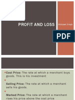 Profit and Loss