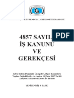 4857 Sayılı Iş Kanunu Ve Gerekçesi