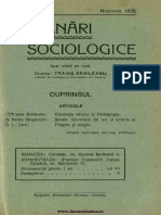 Insemnări Sociologice, Cernăuți. Anul I NR 8 Noembrie 1935