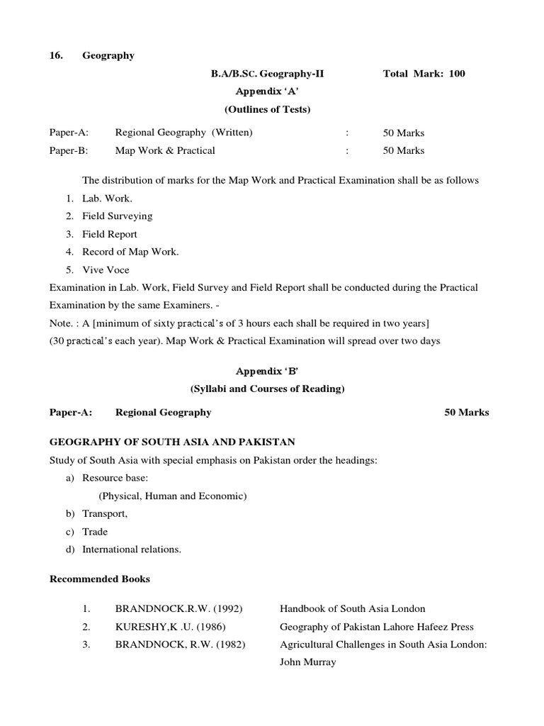 Geography Ii Pdf Map Geography