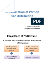 Determination of Particle Size Distribution