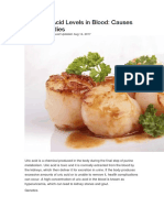 High Uric Acid Levels in Blood