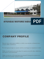 Hyundai India Plant Location & Layout