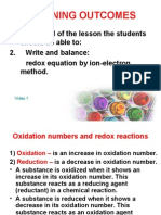 Redox Equations