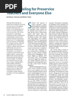 Data Modeling for Pre Service Teachers 