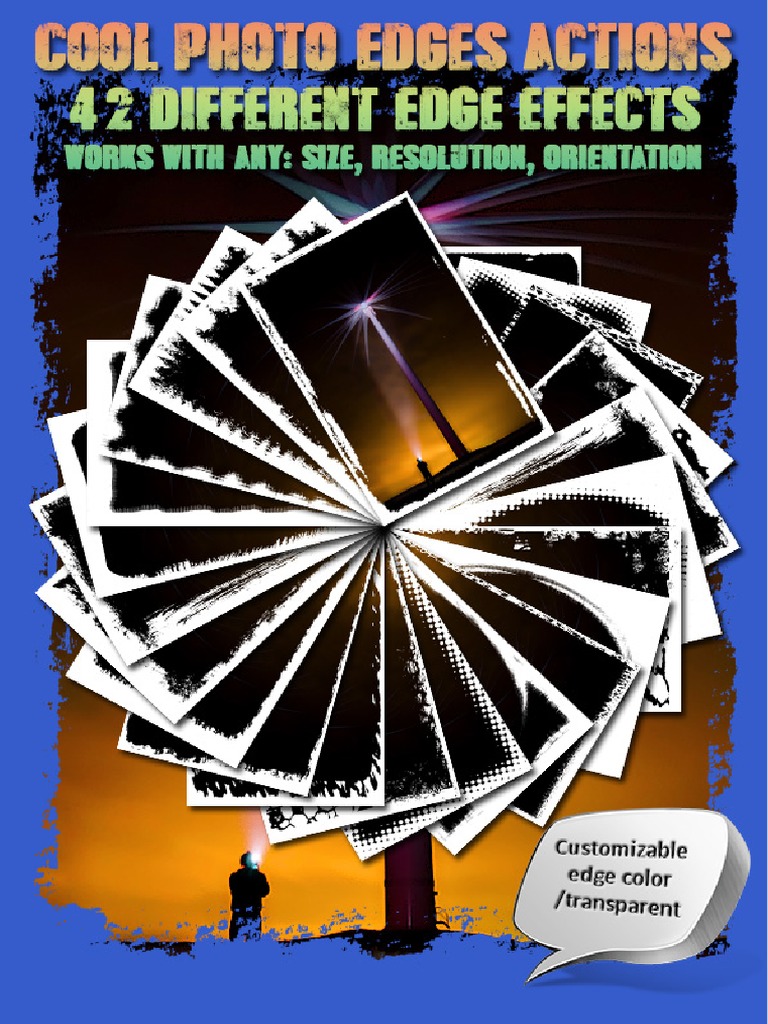 Cool Photo Edges Actions Help | PDF | Adobe Photoshop | Photograph