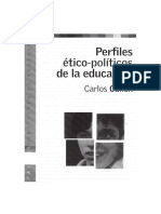 Cullen Carlos (2004) Perfiles Ético-Políticos de La Educación