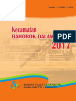 Kecamatan Bohorok Dalam Angka 2017