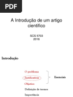 A Introdução de um artigo cientifico 2016.ppt