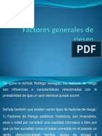 Factores Generales de Riesgo