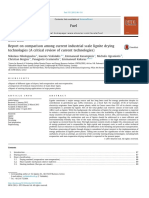 Report On Comparison Among Current Industrial Scale Lignite Drying Technologies