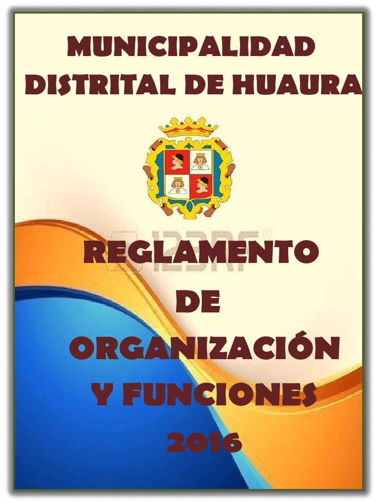 Mof de La Muni Huaurahuacho Alcalde Gobierno local