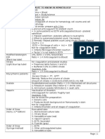 Hematology Review