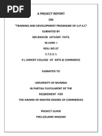 Training and Development Programe of u.p.s.c