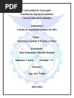 Ejercicio Watson Capitulo 9