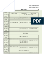 Pre Mid Term Schedule As On December 14