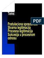 GPP - Procesna Legitimacija