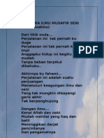 Dari Galeri Sajak Ku - Kembara Ilmu Musafir Seni