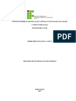 Trabalho de Geologia Metodos de Investigação de Subsolo Final 1