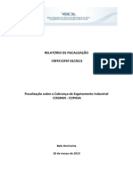 Fiscalização Sobre A Cobrança de Esgotamento Industrial COGRAN - COPASA Belo Horizonte 18 de