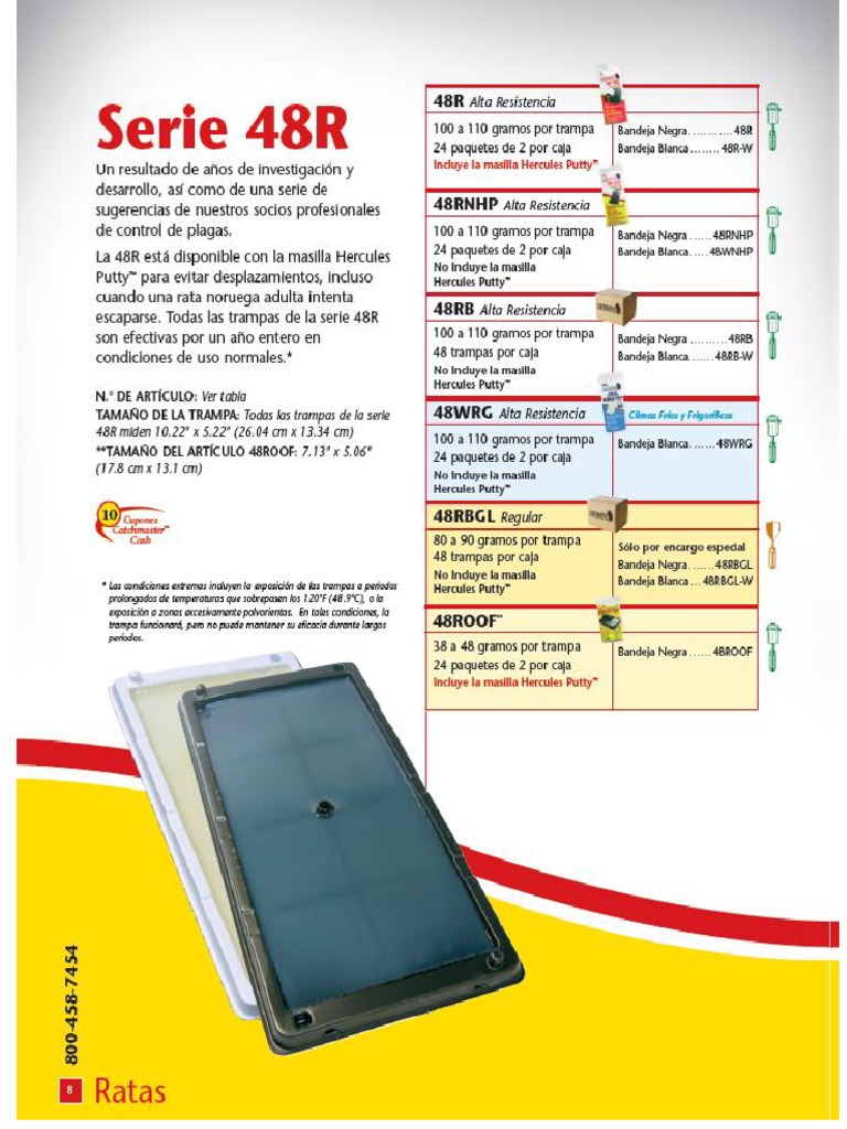 Ficha Trampas 48R Catchmaster PDF | PDF