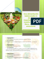 Una Alimentación Balanceada Es de Vital Importancia para
