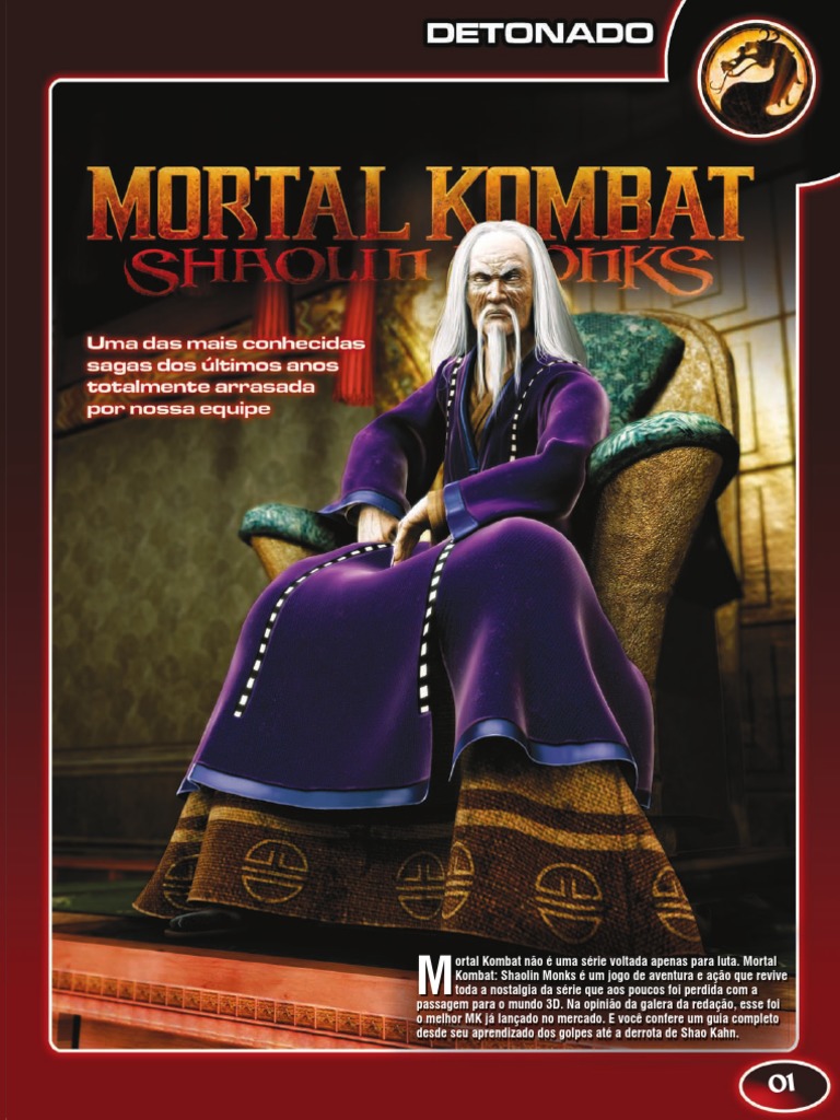 Comandos Mortal Kombat Shaolin Monks