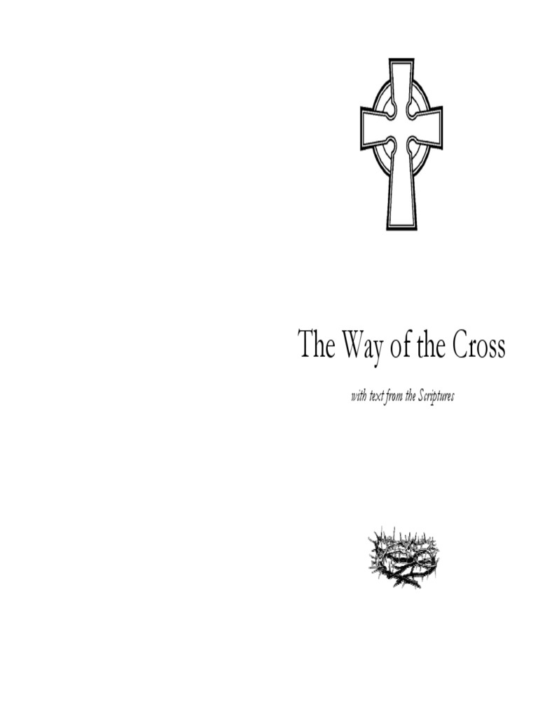 The Way of The Cross: With Text From Scripture | PDF | Resurrection Of ...