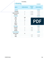 Plan de Marketing en Excel