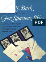 Buck, Pearl S. - For Spacious Skies (John Day, 1966)