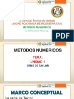 2 Clase Metodos Numericos Serie de Taylor-1