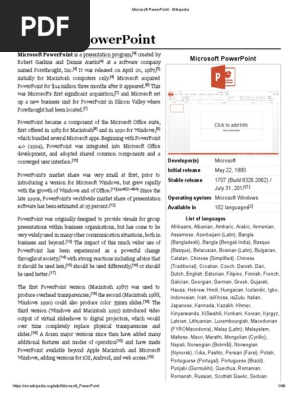 Microsoft Powerpoint Wikipedia Microsoft Power Point Microsoft Office