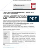 Clasificación Internacional y Multidisciplinaria de La Pancreatitis Aguda: Edición Espa Nola 2013