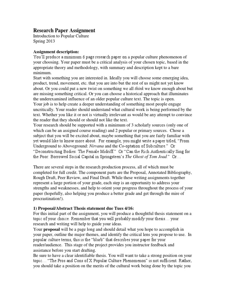 Lupro - Research Paper Assignment | PDF | Bibliography | Evaluation