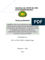 Diseño de Una Máquina Secadora de Hongos para El Incremento de La Productividad en La Asociación Conservacionista Forestal Agropecuaria de Tingo Paccha Acolla Jauja Junin