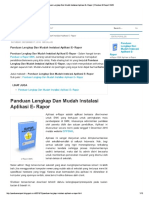 Panduan Lengkap Dan Mudah Instalasi Aplikasi E - Rapor