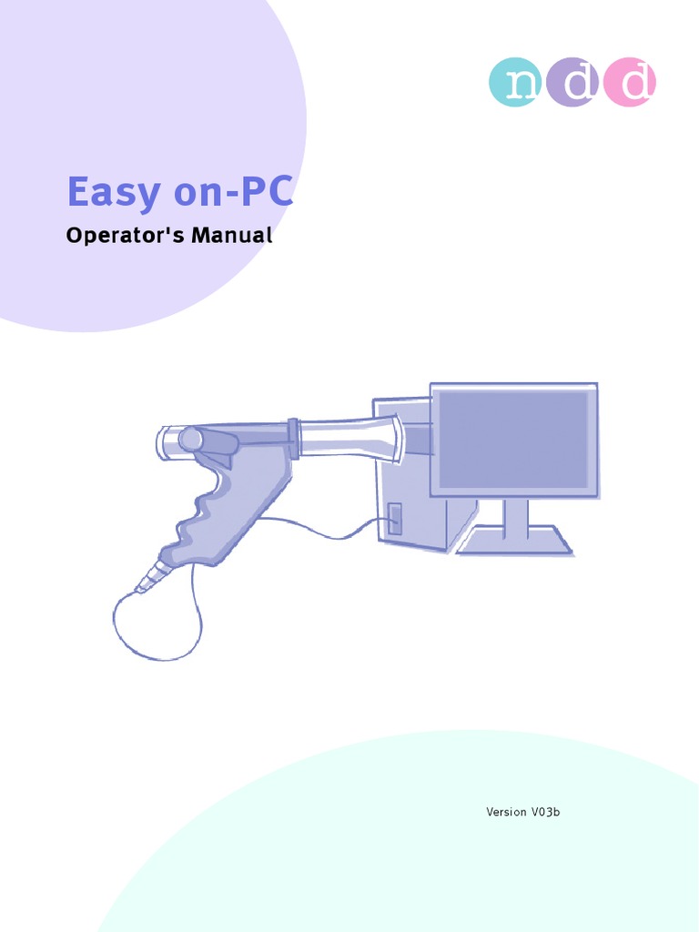 NDD Easy On PC Spirometer User Manual V03b PDF Compatibility