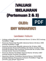 Evaluasi Pembelajaran. Eny Winaryati