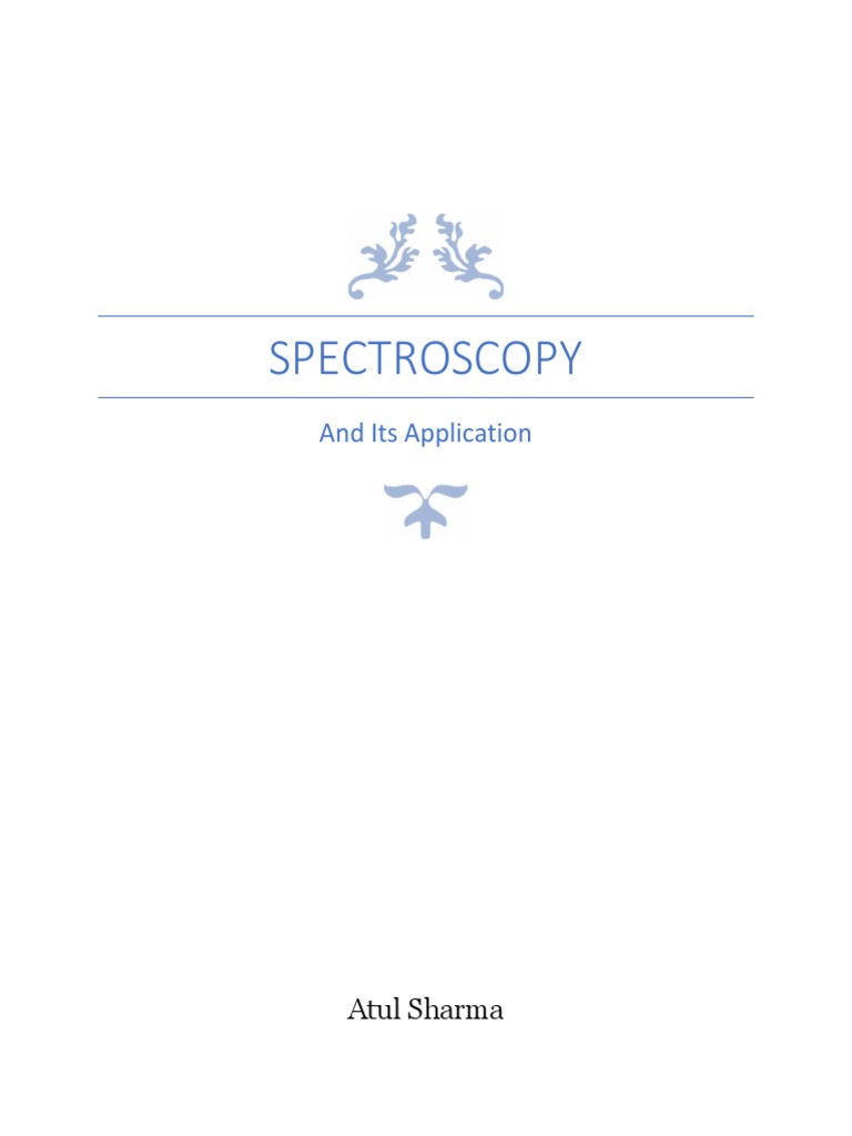 Spectroscopy and Its Applications | PDF | Spectroscopy ...