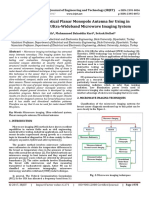 Design of An Elliptical Planar Monopole Antenna For Using in Radar-Based and Ultra-Wideband Microwave Imaging System PDF