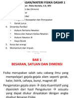 Bab 1 Besaran, Sistem Satuan, Dimensi