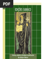 Catálogo das Edições Subiaco
