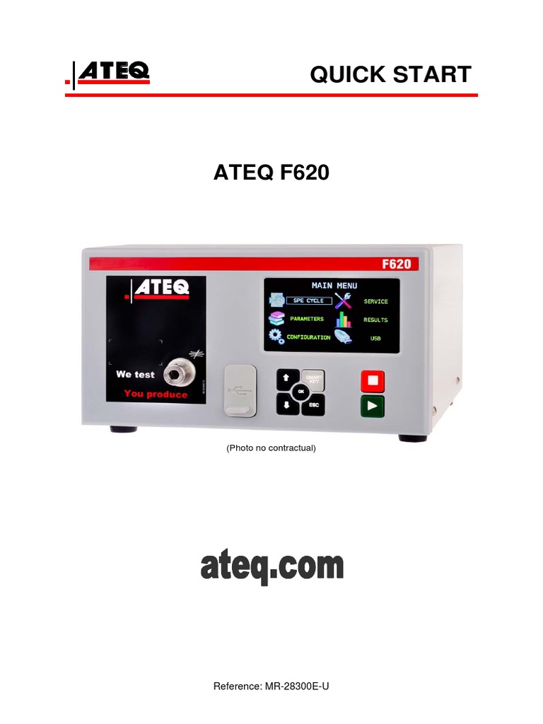 Quick Start F620中文说明书 – ateq测漏仪f620中文说明书_气密性测漏仪价格专业制造商-玉环 – EZZAQ