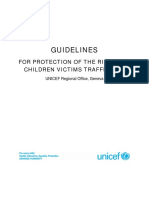 GUIDELINES Protection of Victims of Trafficking