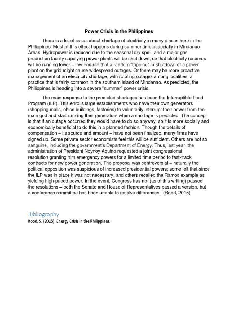 Philippines Power Crisis 2023 | PDF | Electrical Grid | Philippines