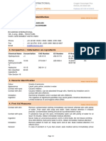 Oxygen Scavenger MSDS